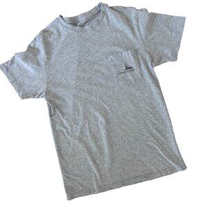 Vineyard Vines Men's Sailing Buddy Short Sleeve Pocket T-Shirt Size XS Gray Pima